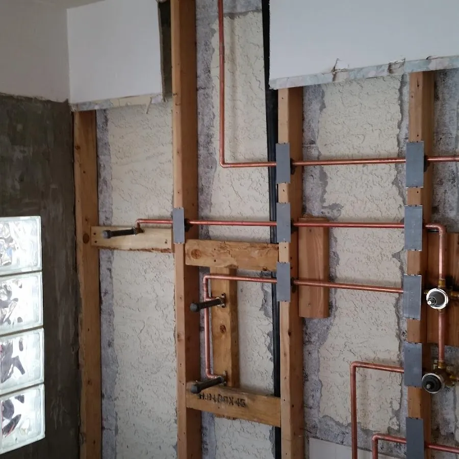 Copper pipe installation for Burst Pipe Repair in Corning